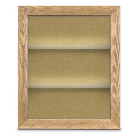 United Visual Products Outdoor Enclosed Combo Board, 42"x32", Gold Frame/Black & Cork UVCB4232ODG-BLACK-CORK
